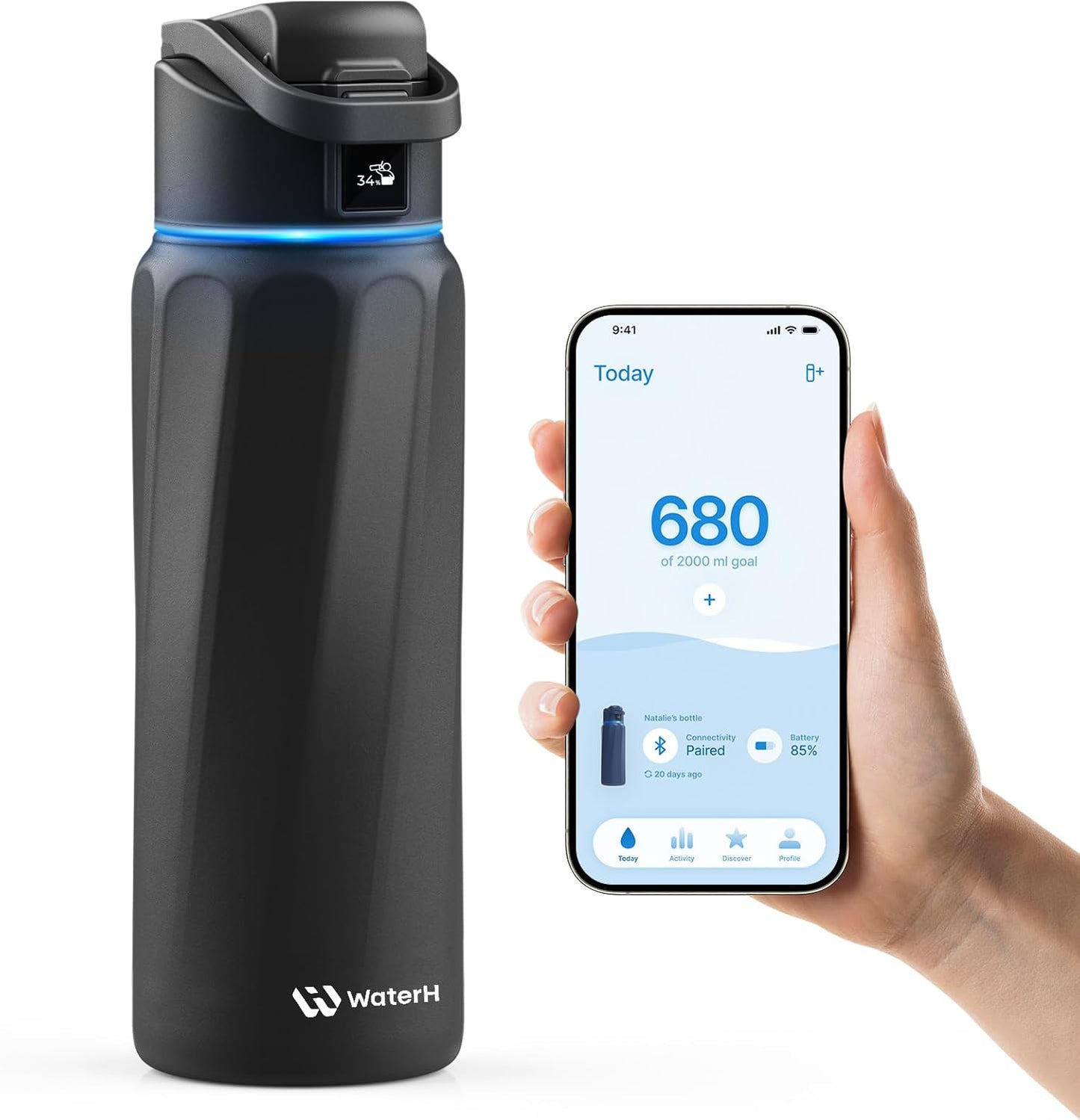 WaterH BOOST-Die einzige Flasche, die Dich erinnert, bevor Dein Körper es tut.